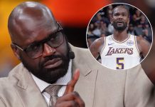 Shaquille O’Neal Stops Himself From Blasting Deandre Ayton After Comical Error in Lakers–Cavs
