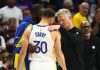 “Class Act”: NBA Legend Chokes Up on Camera Over Steve Kerr’s Courtside Moment With Warriors Stars