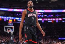 Rockets Get Bad News About Kevin Durant’s Injury Ahead Of Game 2 Against Lakers