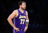 Luka Doncic Attempts to Rip Jersey Off as Lakers Star Exits With Injury After Visible Pain vs. Thunder