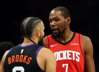 “Never That Guy”: Courtside Audio Reveals Kevin Durant’s Heated Trash-Talk to Dillon Brooks During Rockets-Suns