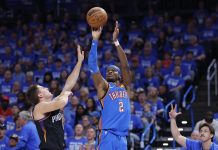 Shai Gilgeous-Alexander’s 13th Straight 25-Point Playoff Game Leads Thunder to Win vs Suns