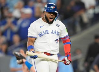 Vladimir Guerrero Jr. Exchanges Fiery Words With $4.7m Brewers Pitcher as Blue Jays Woes Deepen