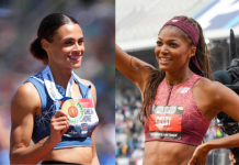 Olympic Champion Helped Off Track After Suffering Scary Injury