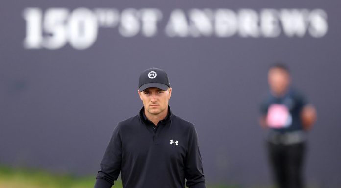 Jordan Spieth’s Caddie Nearly Loses His Cool After Strange Augusta Moment