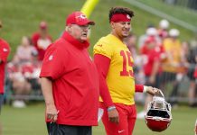 Andy Reid Is “Hell-Bent” on Improving Patrick Mahomes’ Protection Amid Chiefs QB’s ACL Recovery – Report