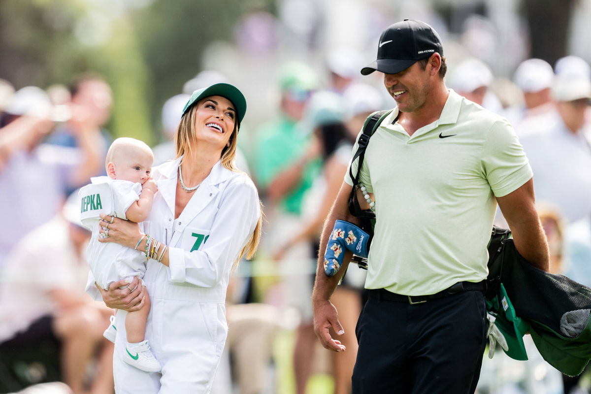 Jena Sims and Brooks Koepka