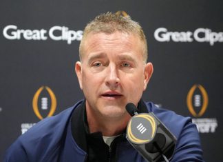 Kirk Herbstreit Keeps His Allegiance Clear at Son Chase’s Michigan Spring Game