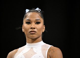 Jordan Chiles Breaks Down Crying as Final NCAA Season Streak Continues