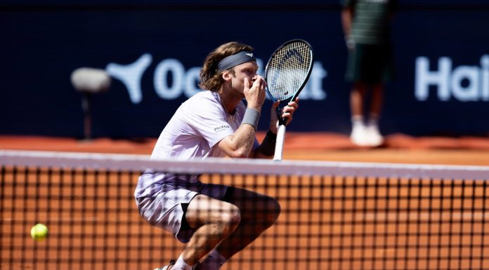 Andrey Rublev Bleeds Mid-Match During Crucial Point Before Receiving Medical Attention