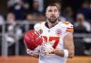 Travis Kelce Apologizes for Almost Landing Jim Nantz in Trouble With CBS During Viral AFC Championship Moment