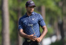 Aaron Rai Fights Back Tears While Embracing Wife Gaurika After Stunning 2026 PGA Championship Win