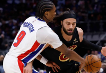 Heated Scenes Unfold After Frustrated Ausar Thompson Throws Cavs Star to the Ground in Painful Game 7 Loss