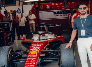 Ilia Topuria’s Ferrari Garage Appearance at Miami GP Reignites Arman Tsarukyan Ducking Allegations