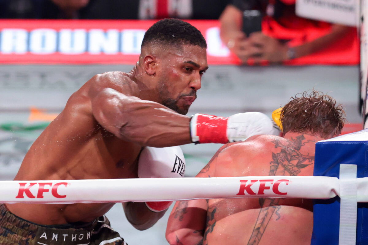 Jake Paul, Anthony Joshua