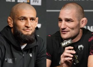 Khamzat Chimaev Defends Kicking Sean Strickland to Protect His Parents