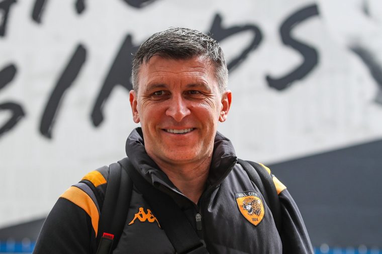 Hull City manager Sergej Jakirovic arrives ahead of the Sky Bet Championship match at the MKM Stadium, Hull. Picture date: Saturday April 18, 2026. PA Photo. Photo credit should read: Lee Keuneke/PA Wire. RESTRICTIONS: EDITORIAL USE ONLY No use with unauthorised audio, video, data, fixture lists, club/league logos or "live" services. Online in-match use limited to 120 images, no video emulation. No use in betting, games or single club/league/player publications.