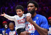 Joel Embiid Bringing Son to Press Conference Draws Criticism From Nick Wright as NBA Fans Fire Back