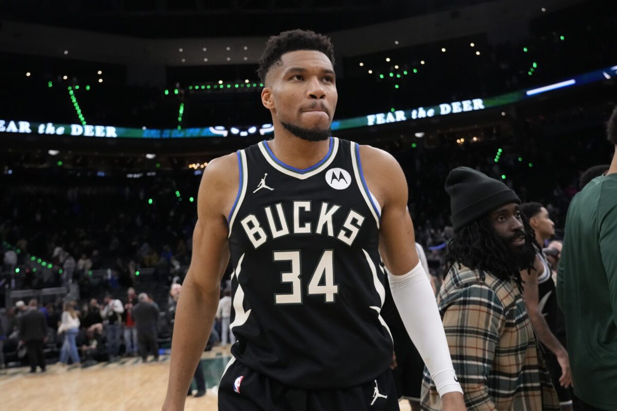 Milwaukee Bucks forward Giannis Antetokounmpo