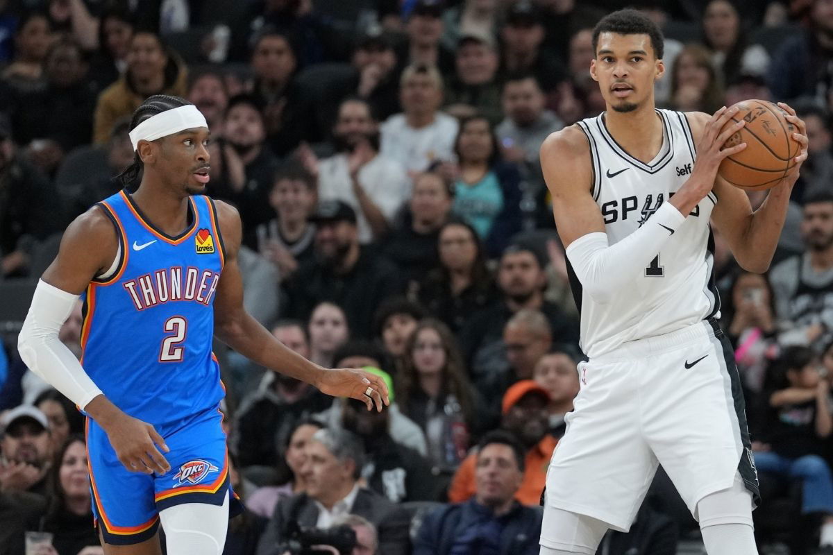 Victor Wembanyama and Shai Gilgeous-Alexander