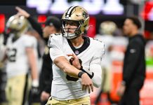 Saints QB Tyler Shough Compares His Nasty Injury to a Scene From ‘Alien’: “Hurting Pretty Bad”